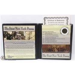 NEW YORKS FIRST PENNY