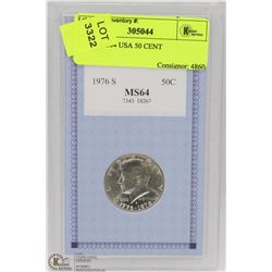 1976 - MS64 USA 50 CENT