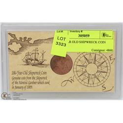 210 YEAR OLD SHIPWRECK COIN