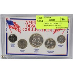 SET OF 5 AMERICA OBSOLETE COLLECTION INCLUDES 1957