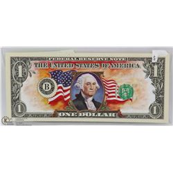 USA $1 BILL COLORIZED