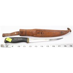 NORMARK FILLET KNIFE IN SHEATH
