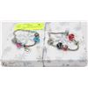 Image 1 : LOT OF TWO NEW PANDORA STYLE BRACELETS