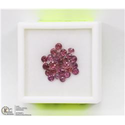 138) GENUINE GARNETS, ROUNDS, APPROX 4 CTS