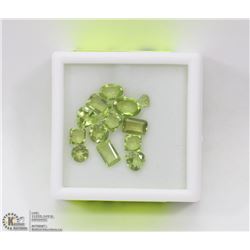 137) PERIDOTS, ASSORTED SHAPES & SIZES, APPROX