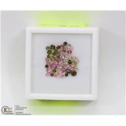 136) GENUINE MULTI-COLOR TOURMALINE, 1.5 TO 4MM