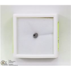 112) GENUINE BLACK DIAMOND, APPROX 0.50 CTS ROUND
