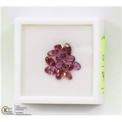 118) GENUINE GARNETS ASSORTED, OVALS, APPROX 4CTS
