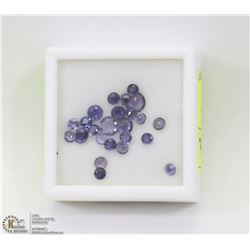 132) GENUINE IOLITES, ROUNDS, APPROX 3.4 CTS