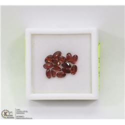 120) GENUINE GARNETS ASSORTED, OVALS, APPROX 4CTS