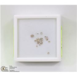 154) GENUINE DIAMONDS, APPROX 0.50 CTS