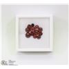 Image 1 : 108) GENUINE GARNETS, ROUND CABOCHON, APPROX
