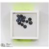 Image 1 : 109) GENUINE BLUE SAPPHIRES, ROUNDS, APPROX 5 CTS