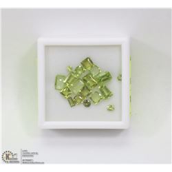 196) PERIDOTS, ASSORTED SHAPES & SIZES, APPROX