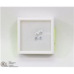 194) 4 CUBIC ZIRCONIA, ROUNDS, APPROX 4 CTS