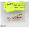 Image 1 : 119) GENUINE MULTI-COLOR TOURMALINES, 2-5MM