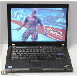 LENOVO THINKPAD T400 WIN 7 LAPTOP W/ MS OFFICE