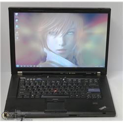 LENOVO T-SERIES WIN 7 LAPTOP W/ MS OFFICE/KODI TV