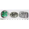 Image 1 : LOT OF THREE NEW BELT BUCKLES