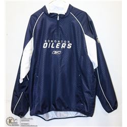 REEBOK OILERS JACKET LARGE.
