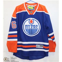 YAKUPOV OILER JERSEY, MEN MEDIUM.