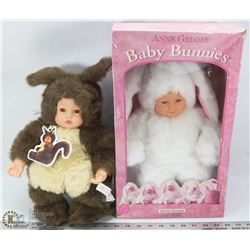PAIR OF BABY BUNNY'S ONE WITH ORIGINAL BOX.