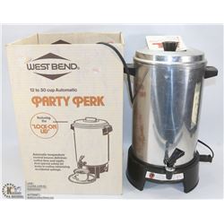 WESTBEND COFFEE POT WITH ORIGINAL BOX.