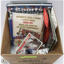 LOT OF ASSORTED HOCKEY COLLECTIBLES INCL