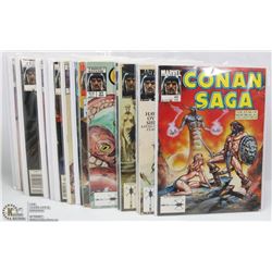 LOT OF 21 ASSORTED JUMBO CONAN COMIC BOOKS
