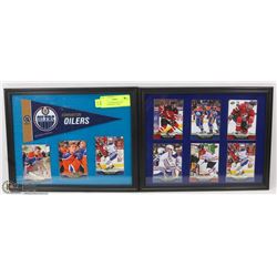 LOT OF 2 CONNOR MCDAVID FRAMED HOCKEY CARD