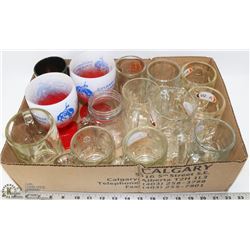 LARGE BOX OF VINTAGE A&W MUGS AND MORE