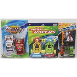 BUNDLE OF NEW KIDS RACING CARS