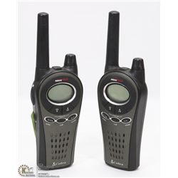 ONE PAIR COBRA WALKIE TALKIES - TESTED AND WORKING