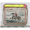 Image 1 : ANTIQUE REPEATER TOBACCO TIN FEATURING NORTHWEST