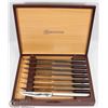 Image 1 : WUSTHOF 8-PC ST. STEEL STEAK KNIFE SET