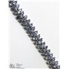 Image 1 : 44) STERLING SILVER TANZANITE BRACELET