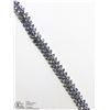 Image 2 : 44) STERLING SILVER TANZANITE BRACELET