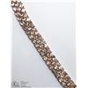 Image 1 : 49) STERLING SILVER MORGANITE BRACELET