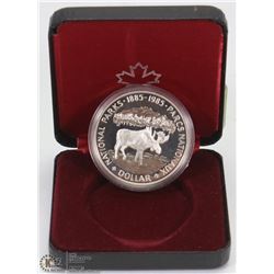8) RCM 1985 SILVER DOLLAR COMMEMORATIVE NTL PARKS