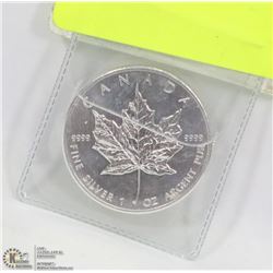 .999 SILVER ONE TROY OUNCE MAPLE LEAF COIN