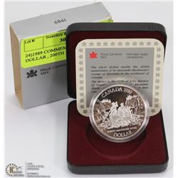 24) 1989 COMMEMORATIVE SILVER DOLLAR , 200TH