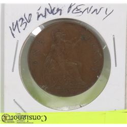 1936 ENGLISH LARGE PENNY