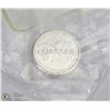 Image 1 : .999 SILVER 1/4 TROY OUNCE COIN.