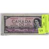 Image 1 : 1954 CANADIAN DEVIL'S FACE $10 BILL