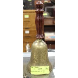 BRASS HAND BELL 14" TALL