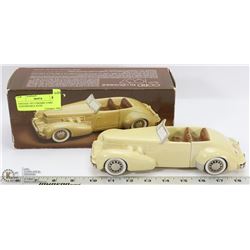 VINTAGE 1937 CERAMIC CORD CONVERTIBLE CAR AVON