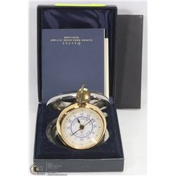 NEW ST. ELMO CLOCK WITH PAPER WORK