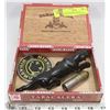 Image 1 : CIGAR BOX WITH VINTAGE BULLET LIGHTER, NIRVANA