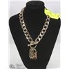 Image 1 : GUESS HEAVY LINK 2 CHARM NECKLACE