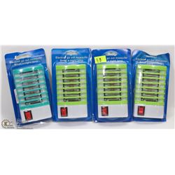 LOT OF 4 NEW WALL PLUG BUGZAPPERS